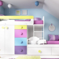 Ideas para habitación infantil compartida por mellizos niño y niña